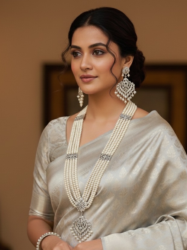 Supriya white long haar