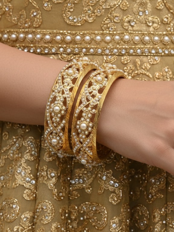 Azka bangles(White)
